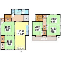 貸家（S様：高木中央2-3701-11）の物件間取画像